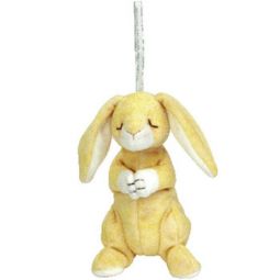 TY Basket Beanie Baby - GRACE the Praying Bunny (4.5 inch)