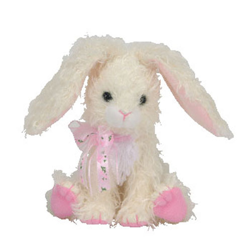 TY Basket Beanie Baby - MARSHMALLOW the Bunny (4 inch)