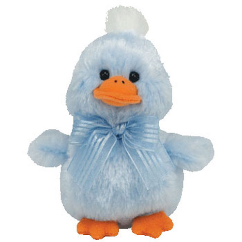 TY Basket Beanie Baby - SKYLIGHT the Blue Chick (4 inch)