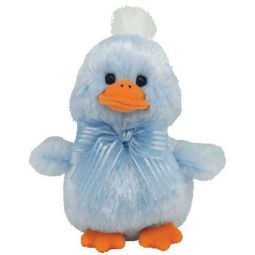 TY Basket Beanie Baby - SKYLIGHT the Blue Chick (4 inch)