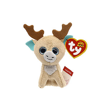 TY McDonald s Teenie Beanie Boo GLITZY the Reindeer Europe 2021 Loose BBToyStore Toys Plush Trading Cards Action Figures Games online retail store shop sale