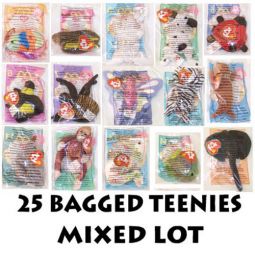 TY McDonald's Teenie Beanies - Mixed Lot of 25 Teenies (Sealed in bags)