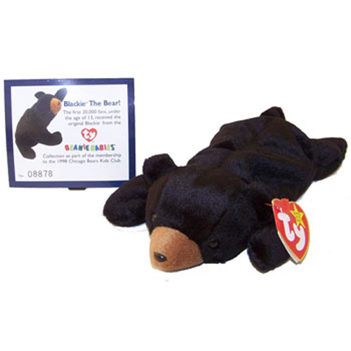 beanie baby blackie the bear