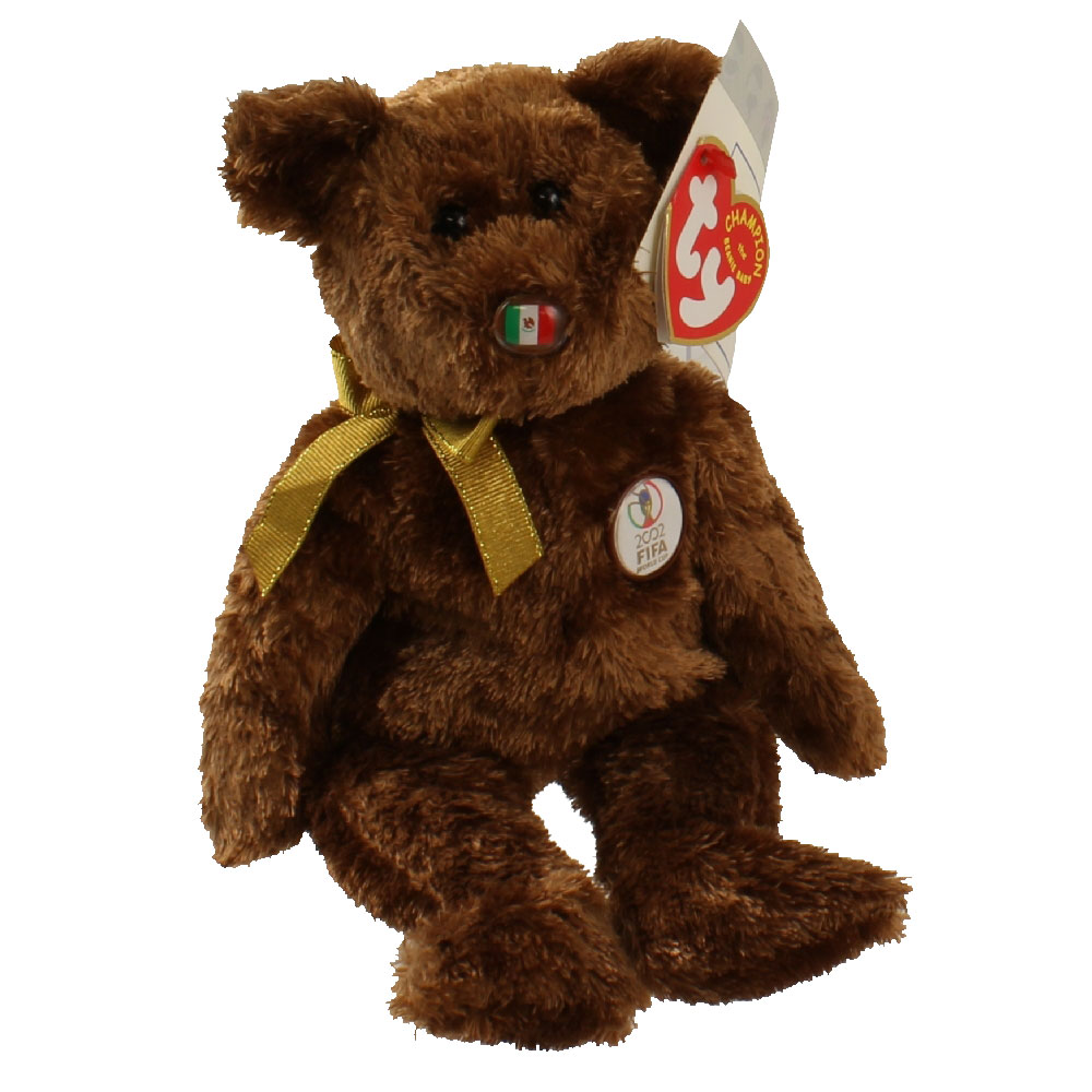 TY Beanie Baby - CHAMPION the FIFA Bear ( Mexico ) (8.5 inch)