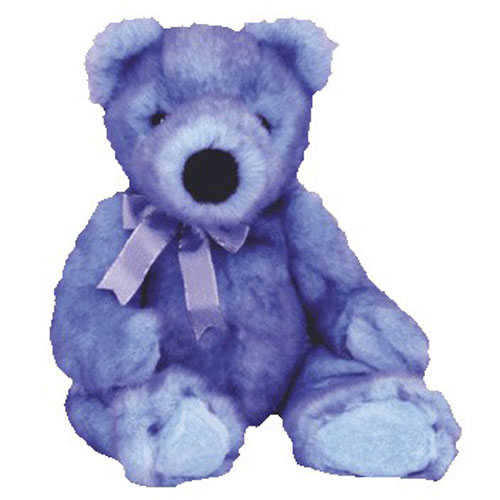 TY Classic Plush - BLUEBEARY the Bear (14.5 inch)