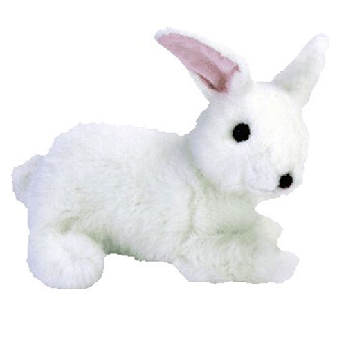 TY Classic Plush - BOWS the White Bunny (10 inch)
