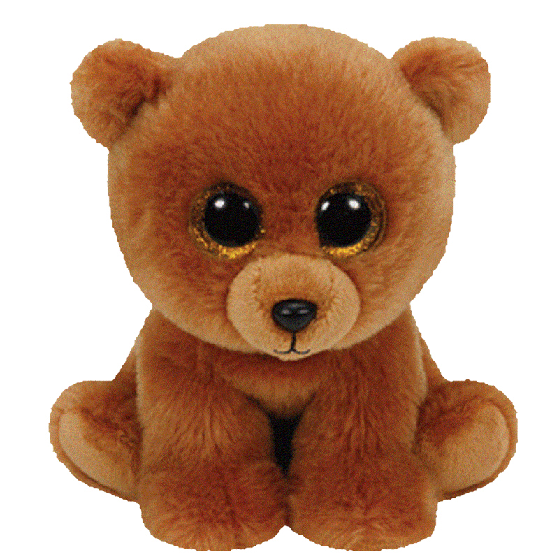 TY Classic Plush - BROWNIE the Brown Bear (9.5 inch)