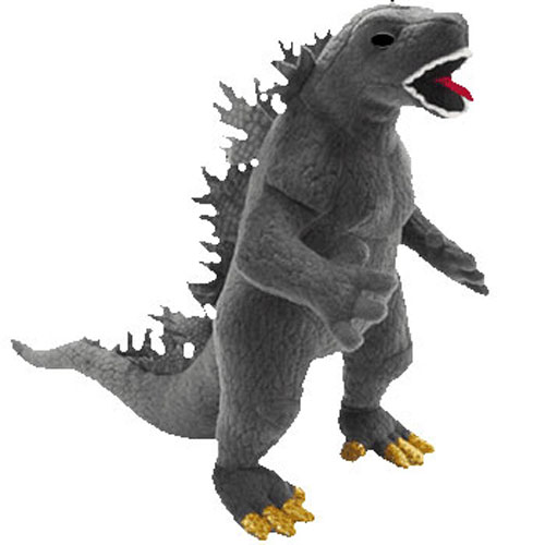 TY Classic Plush - GODZILLA  ( Black Eyes - Japan Exclusive )