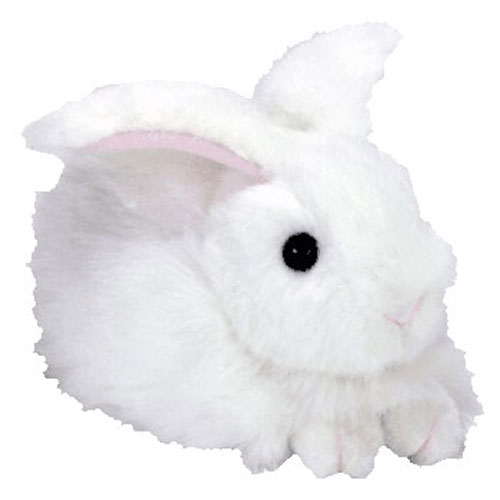 TY Classic Plush - NIBBLES the White Rabbit