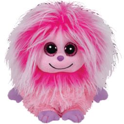 TY Frizzys - KINK the Pink Monster (Medium Size - 8 inch)