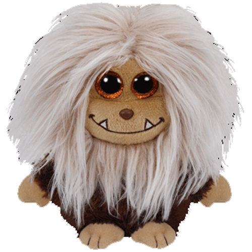 TY Frizzys - ZINGER the Brown Monster (Medium Size - 8 inch)