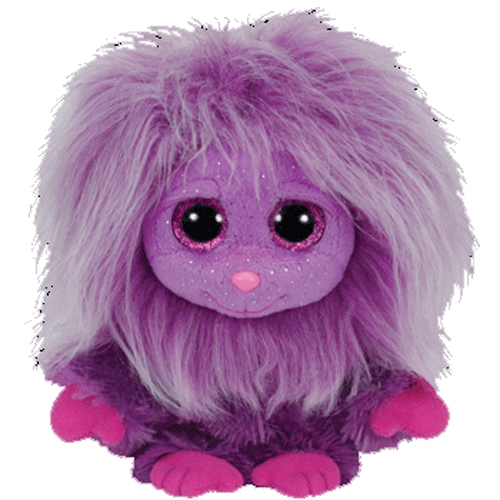 TY Frizzys - ZWIPPY the Purple Monster (Medium Size - 8 inch)