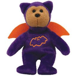 TY Halloweenie Beanie Baby - EEKS the Bear (5 inch)
