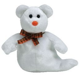 TY Halloweenie Beanie Baby - PHANTOM the Ghost Bear (4 inch)