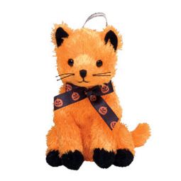 TY Halloweenie Beanie Baby - SCARED-E the Cat (4.5 inch)