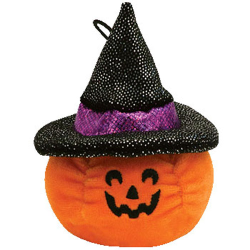 TY Halloweenie Beanie Baby - SCREAM the Pumpkin (2.5 inch)