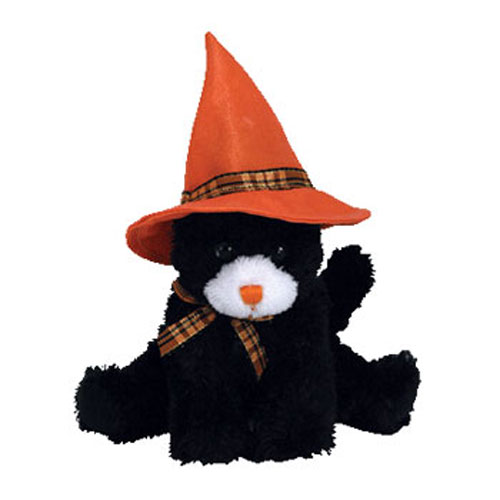 TY Halloweenie Beanie Baby - SCREAMS the Cat (4 inch)