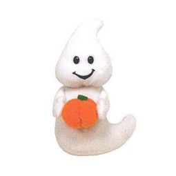 TY Halloweenie Beanie Baby - SPOOKY the Ghost with Pumpkin (5 inch)
