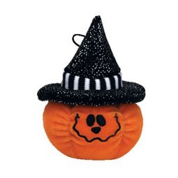 TY Halloweenie Beanie Baby - TREATS the Pumpkin (3 inch)