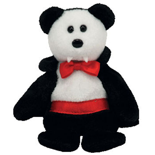 TY Halloweenie Beanie Baby - VAN PYRE the Bear (5 inch)