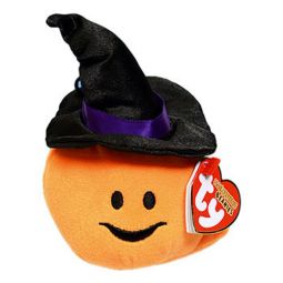 TY Halloweenie Beanie Baby - WITCHY the Pumpkin Witch (3 inch)