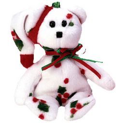 TY Jingle Beanie Baby - 1998 HOLIDAY TEDDY (5 inch)