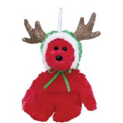 TY Jingle Beanie Baby - 2002 HOLIDAY TEDDY (Red Version) (5.5 inch)