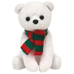 TY Holiday Baby Beanie - ALPINE the Polar Bear (4 inch)