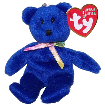 TY Jingle Beanie Baby - CLUBBY the Bear (5 inch)