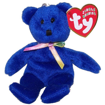 TY Jingle Beanie Baby - CLUBBY the Bear (5 inch): BBToyStore.com - Toys ...