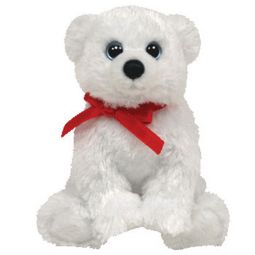TY Holiday Baby - COTTON the White Polar Bear (4.5 inch)