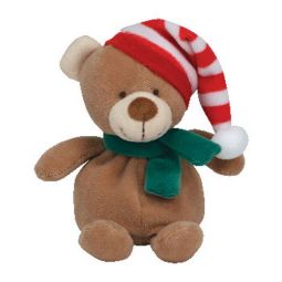 TY Jingle Beanie Baby - FLAKES the Bear (5 inch)