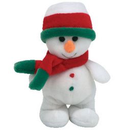 TY Jingle Beanie Baby - FLAKESY the Snowman (4.5 inch)