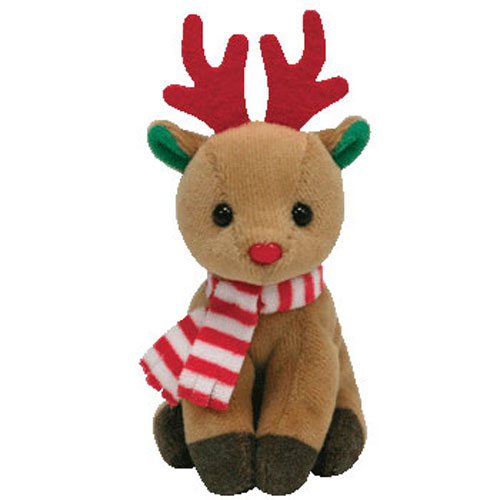 TY Holiday Baby Beanie - FREEZER the Reindeer (4 inch)