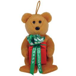 TY Jingle Beanie Baby - GIFTS the Bear (5.5 inch)