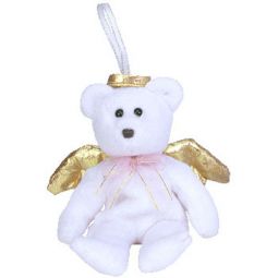 TY Jingle Beanie Baby - HALO 2 the Angel Bear (5.5 inch)