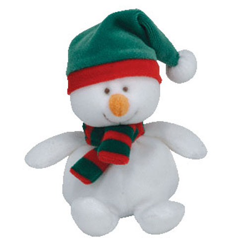TY Jingle Beanie Baby - ICECAPS the Snowman (5 inch)