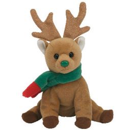 TY Jingle Beanie Baby - JINGLY the Reindeer (4 inch)