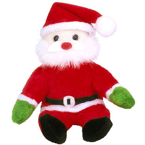 TY Jingle Beanie Baby - SANTA the Jolly Elf (5.5 inch)