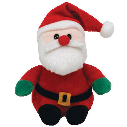 TY Jingle Beanie Baby - SANTA (newer version) (5 inch)