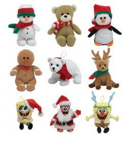 TY Jingle Beanie Babies - Holiday 2007 Complete set of 9