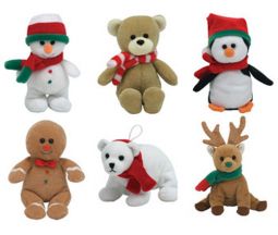 TY Jingle Beanie Babies - Holiday 2007 set of 6 (Sleddy, Jingly, Flakesy, Chillsy, Coldy & Sweetsy)