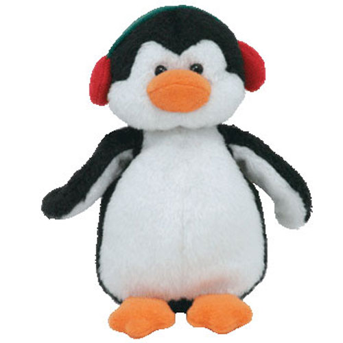 TY Jingle Beanie Baby - SNOWBANK the Penguin (4 inch)
