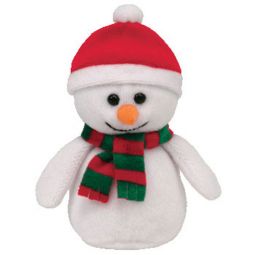 TY Holiday Baby Beanie - SNOWCAP the Snowman (4 inch)
