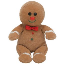 TY Jingle Beanie Baby - SWEETSY the Gingerbread man (4.5 inch)