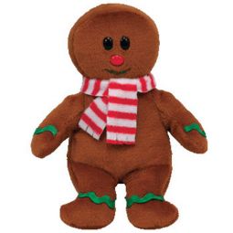 TY Holiday Baby Beanie - YUMMY the Gingerbread Man (4.5 inch) Rare!