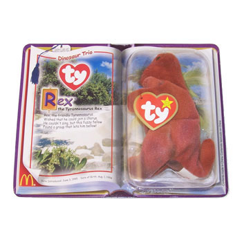 Mcdonalds ty beanie babies dinosaur trio cheap
