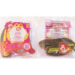 TY McDonald's Teenie Beanie - #2 SLITHER the Snake (2000) (5 inch)