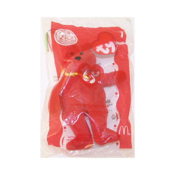 TY McDonald's Teenie Beanie - #1 HAPPY MEAL 25th the Bear (2004) (4.5 inch)