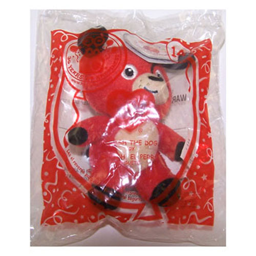 TY McDonald's Teenie Beanie - #14 RADISH the Dog (2009) (4.5 inch)